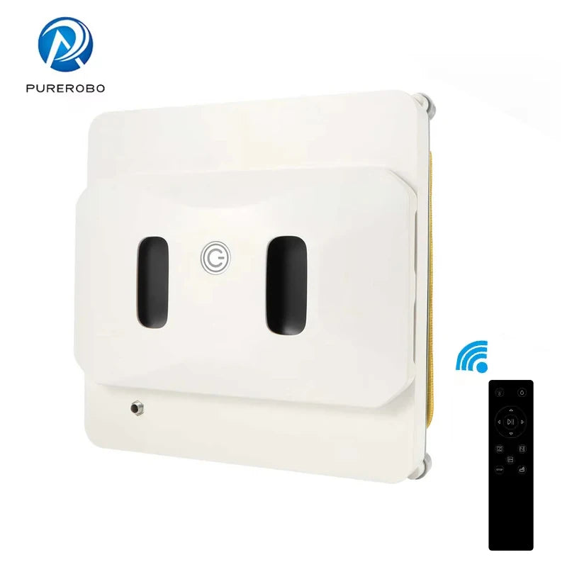 【Clearance Sale】Purerobo Robot Window Cleaner NO APP With Remote Control，Water Spray Home Smart Electric Glass Cleaning Robot
