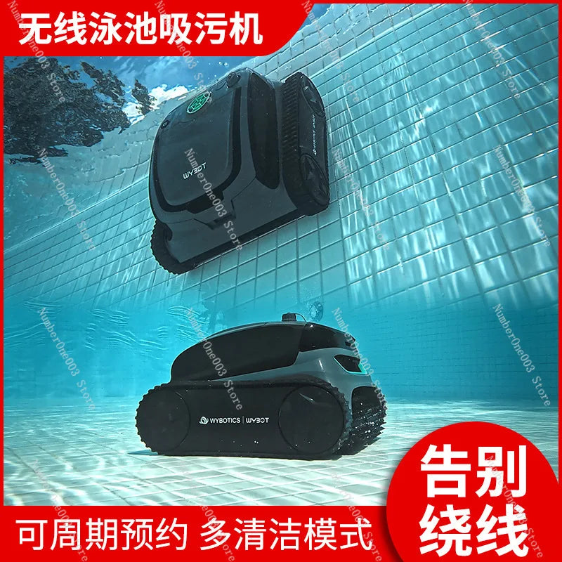 Swimming Pool Fully Automatic Suction Machine Tank Wireless Pool Bottom Underwater Cleaning Vacuum Cleaner Intelligent Robot