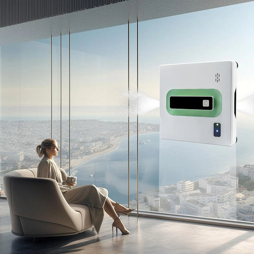 2026 New Upgrade Window Cleaning Robot with Ultra-Thin 5600PA Auto Dual Two-Way Automatic Smart Vacuum Cleaner Tiles/Class